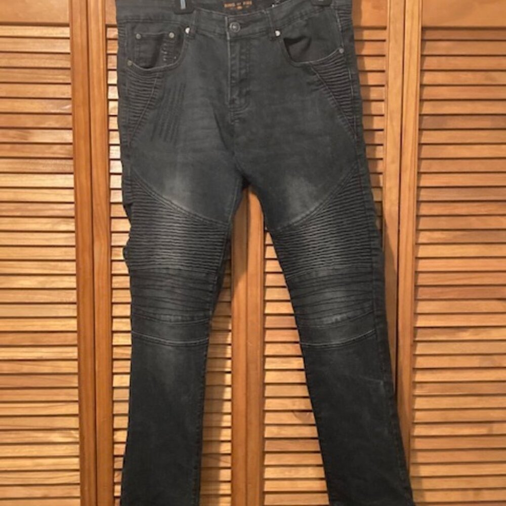 Ring of Fire Jeans Black Slim 33w X 32L - Picture 2 of 7